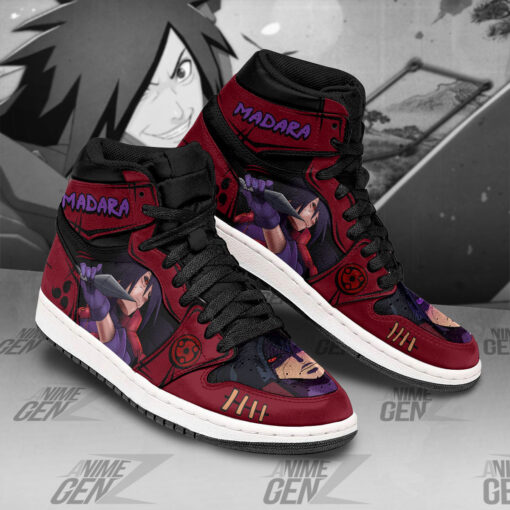 Naruto Anime JD Sneakers Madara Uchiha Anime Shoes - Image 2