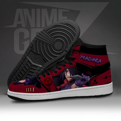 Naruto Anime JD Sneakers Madara Uchiha Anime Shoes - Image 5