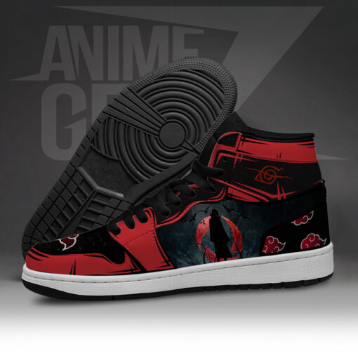 Naruto Itachi Akatsuki JD Sneakers Custom Anime Shoes - Image 5
