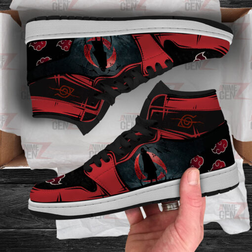 Naruto Itachi Akatsuki JD Sneakers Custom Anime Shoes - Image 4