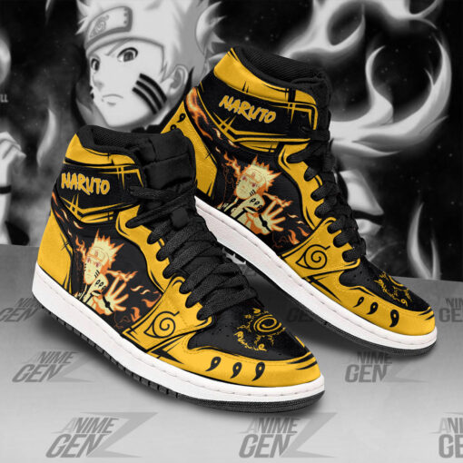 Naruto Bijuu Mode JD Sneakers Custom Anime Shoes - Image 2