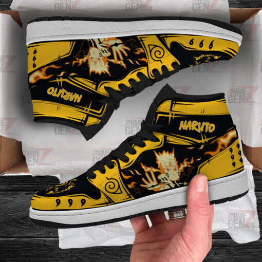 Naruto Bijuu Mode JD Sneakers Custom Anime Shoes - Image 4