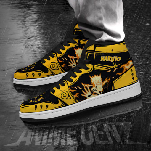 Naruto Bijuu Mode JD Sneakers Custom Anime Shoes - Image 3