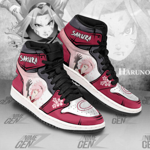 Naruto Sakura Haruno JD Sneaker Custom Anime Shoes - Image 2
