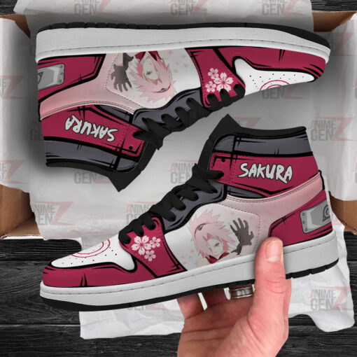 Naruto Sakura Haruno JD Sneaker Custom Anime Shoes - Image 4
