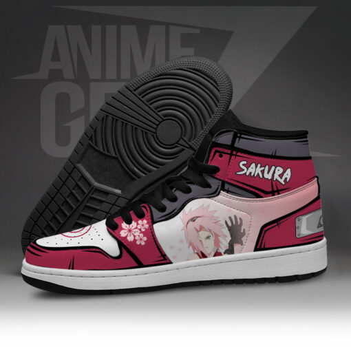 Naruto Sakura Haruno JD Sneaker Custom Anime Shoes - Image 5