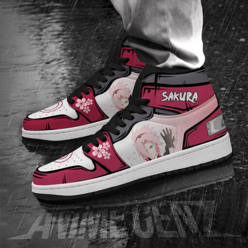 Naruto Sakura Haruno JD Sneaker Custom Anime Shoes - Image 3