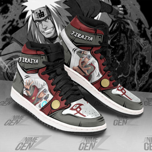 Naruto Anime JD Sneakers Jiraiya Custom Anime Shoes - Image 2