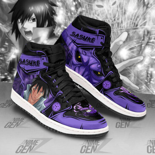 Naruto JD Sneakers Uchiha Sasuke Susanoo Custom Anime Shoes - Image 2