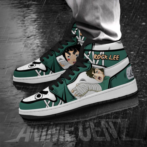 Naruto Anime JD Sneakers Rock Lee Custom Anime Shoes - Image 3