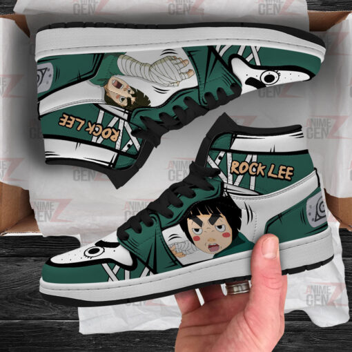 Naruto Anime JD Sneakers Rock Lee Custom Anime Shoes - Image 4