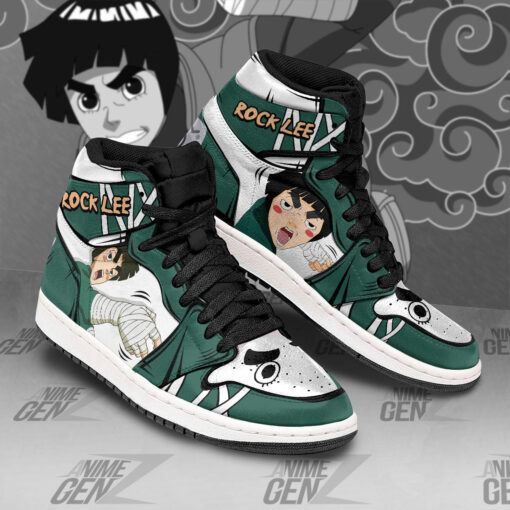 Naruto Anime JD Sneakers Rock Lee Custom Anime Shoes - Image 2
