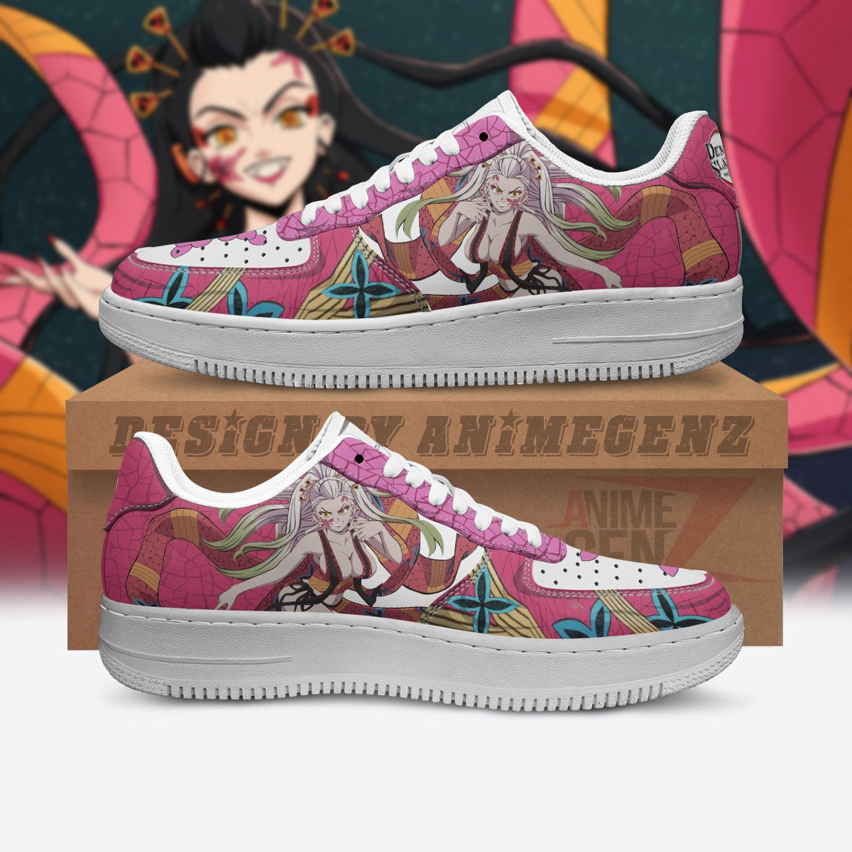 Demon Slayer Daki Air Sneakers Custom Anime Shoes