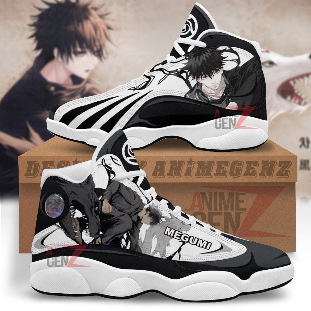 Jujutsu Kaisen Megumia Air Jordan 13 Custom Anime Shoes