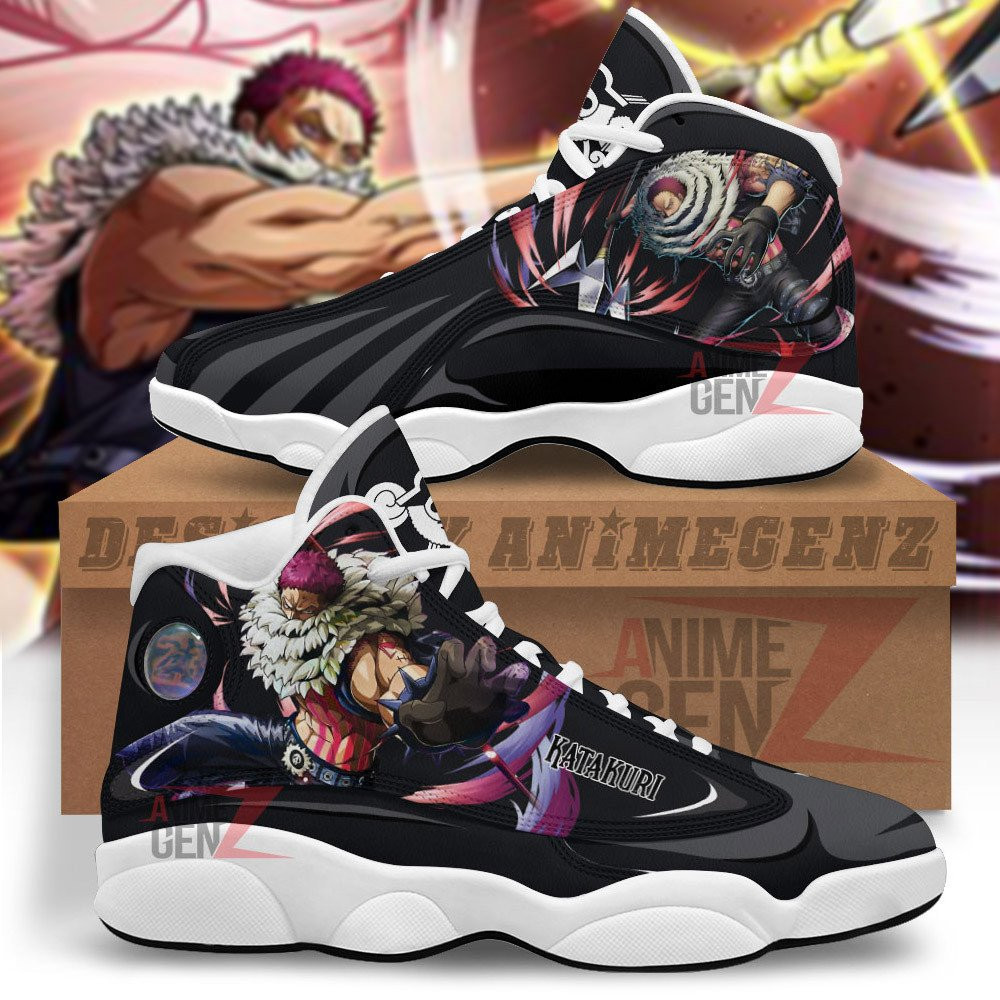 One Piece Charlotte Katakuri Air Jordan 13 Sneakers Custom Anime Shoes