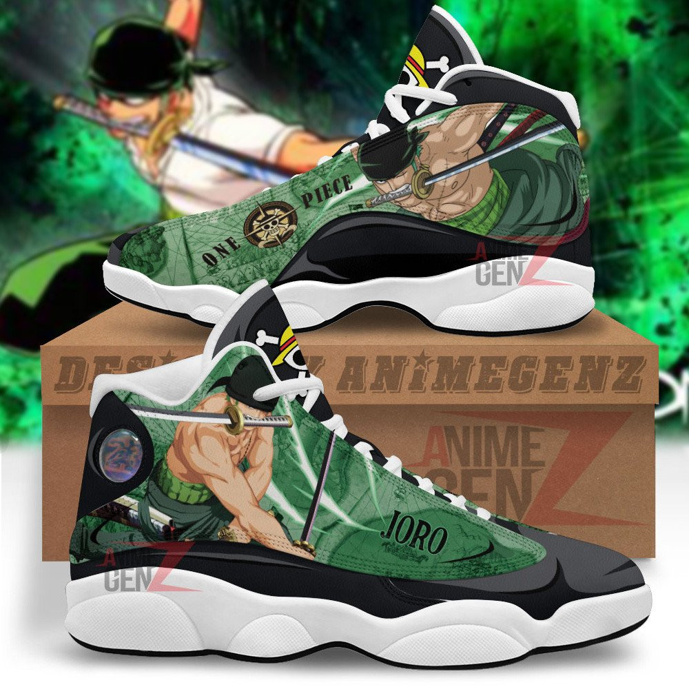 One Piece Joro Air Jordan 13 Sneakers Custom Anime Shoes