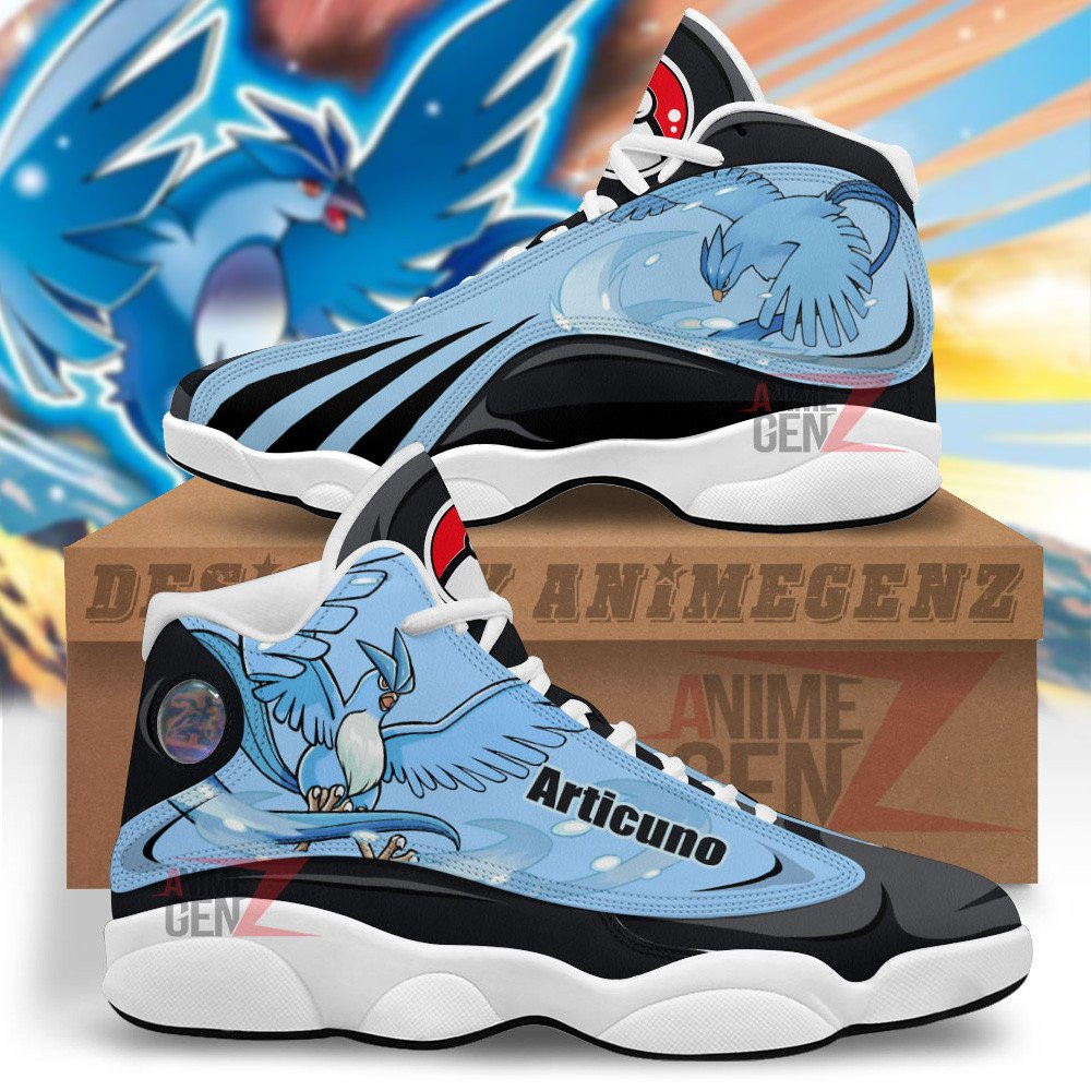 Pokemon Articuno Air Jordan 13 Sneakers Custom Anime Shoes