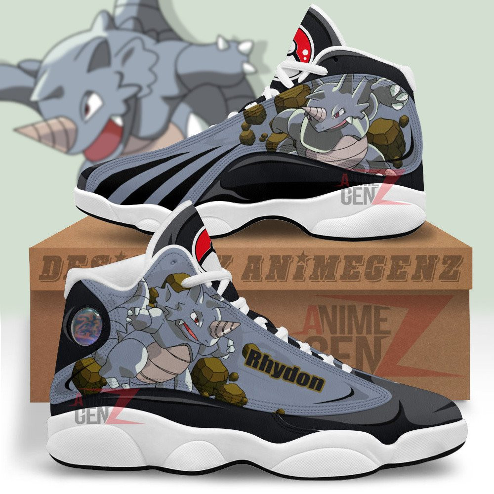 Pokemon Rhydon Air Jordan 13 Sneakers Custom Anime Shoes
